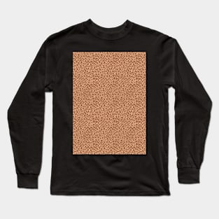 Tan Leopard pattern Long Sleeve T-Shirt